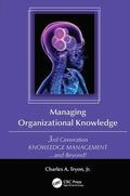 Tryon / Tryon, Jr. |  Managing Organizational Knowledge | Buch |  Sack Fachmedien