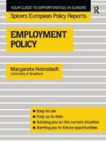 Holmstedt |  Employment Policy | Buch |  Sack Fachmedien