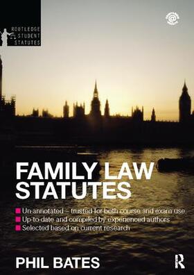 Bates | Family Law Statutes | Buch | sack.de