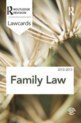 Routledge | Family Lawcards 2012-2013 | Buch | 978-1-138-42565-1 | sack.de