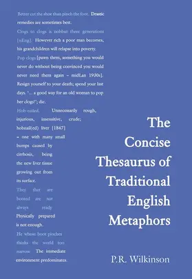 Wilkinson |  Concise Thesaurus of Traditional English Metaphors | Buch |  Sack Fachmedien
