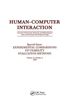 Olson / Moran |  Experimental Comparisons of Usability Evaluation Methods | Buch |  Sack Fachmedien