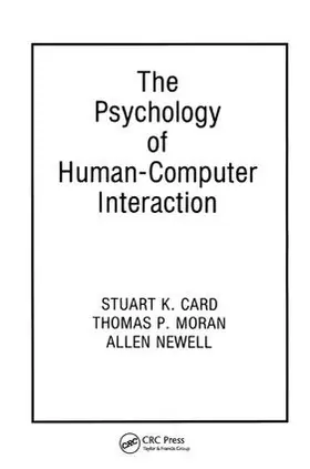 Card / Moran / Newell |  The Psychology of Human-Computer Interaction | Buch |  Sack Fachmedien