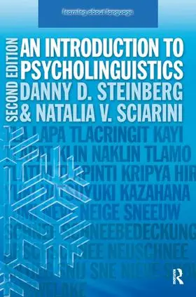 Steinberg / Sciarini |  An Introduction to Psycholinguistics | Buch |  Sack Fachmedien
