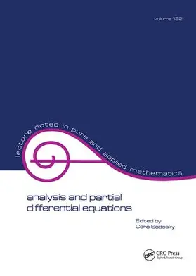 Sadosky |  Analysis and Partial Differential Equations | Buch |  Sack Fachmedien