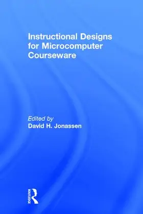 Jonassen |  Instruction Design for Microcomputing Software | Buch |  Sack Fachmedien