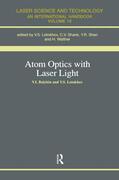 Letokhov |  Atom Optics with Laser Light | Buch |  Sack Fachmedien