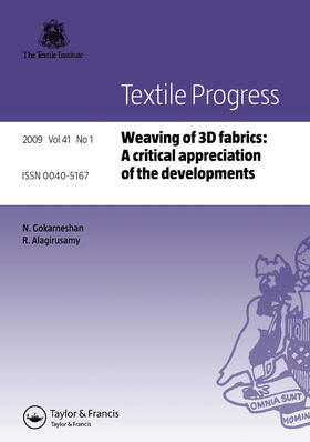 Gokarneshan / Alagirusamy |  Weaving of 3D Fabrics | Buch |  Sack Fachmedien