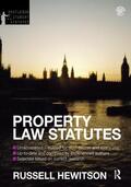 Hewitson |  Property Law Statutes 2012-2013 | Buch |  Sack Fachmedien