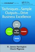 Harrington / Mignosa |  Techniques and Sample Outputs that Drive Business Excellence | Buch |  Sack Fachmedien