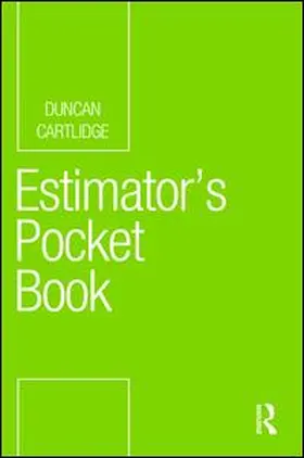 Cartlidge | Estimator's Pocket Book | Buch | 978-1-138-46460-5 | www.sack.de