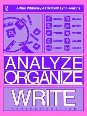 Whimbey | Analyze, Organize, Write | Buch | 978-1-138-46548-0 | sack.de