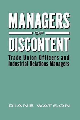 Watson | Managers of Discontent | Buch | 978-1-138-46773-6 | sack.de