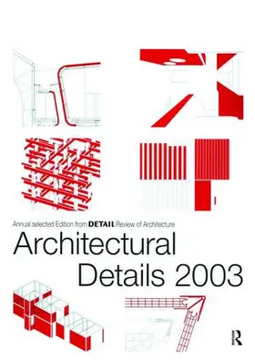  Architectural Details 2003 | Buch |  Sack Fachmedien