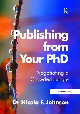 Johnson |  Publishing from Your PhD | Buch |  Sack Fachmedien
