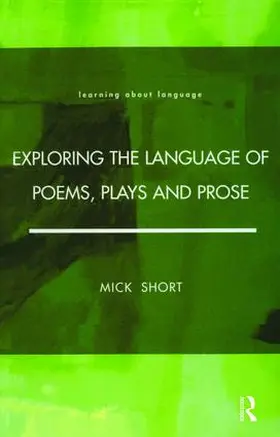 Short |  Exploring the Language of Poems, Plays and Prose | Buch |  Sack Fachmedien