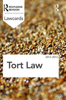 Routledge | Tort Lawcards 2012-2013 | Buch | 978-1-138-47350-8 | sack.de