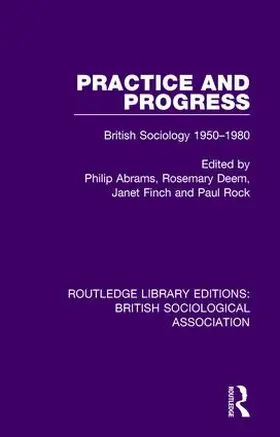 Abrams / Deem / Finch |  Practice and Progress | Buch |  Sack Fachmedien