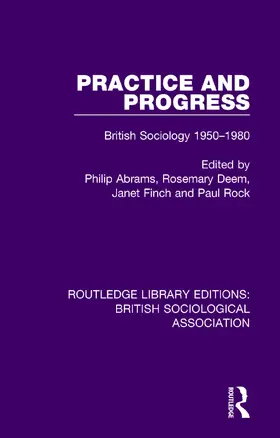 Abrams / Deem / Finch |  Practice and Progress | Buch |  Sack Fachmedien
