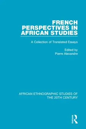 Alexandre |  French Perspectives in African Studies | Buch |  Sack Fachmedien