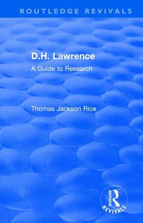 Rice | Routledge Revivals | Buch | 978-1-138-48616-4 | sack.de