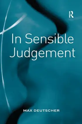 Deutscher |  In Sensible Judgement | Buch |  Sack Fachmedien