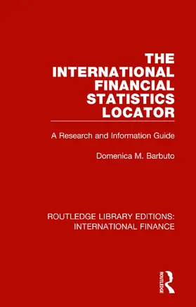 Barbuto |  The International Financial Statistics Locator | Buch |  Sack Fachmedien