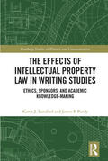 Lunsford / Purdy |  The Effects of Intellectual Property Law in Writing Studies | Buch |  Sack Fachmedien