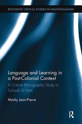Jean-Pierre |  Language and Learning in a Post-Colonial Context | Buch |  Sack Fachmedien