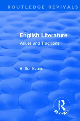 Evans | : English Literature (1962) | Buch | 978-1-138-50117-1 | www.sack.de