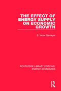 Niemeyer |  The Effect of Energy Supply on Economic Growth | Buch |  Sack Fachmedien