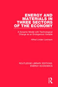 Linden Levinson |  Energy and Materials in Three Sectors of the Economy | Buch |  Sack Fachmedien
