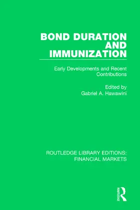 Hawawini |  Bond Duration and Immunization | Buch |  Sack Fachmedien