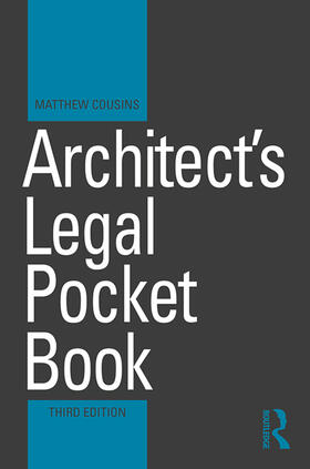 Cousins | Architect's Legal Pocket Book | Buch | 978-1-138-50669-5 | sack.de