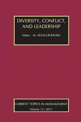 Rahim |  Diversity, Conflict, and Leadership | Buch |  Sack Fachmedien