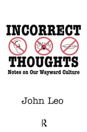 Leo | Incorrect Thoughts | Buch | 978-1-138-51089-0 | www.sack.de
