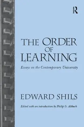 Shils |  Order of Learning | Buch |  Sack Fachmedien