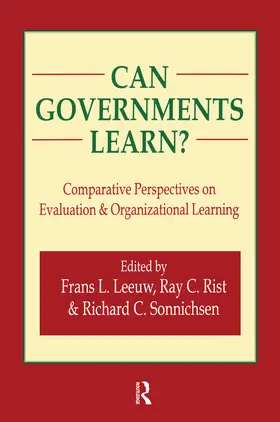 Leeuw / Rist / Sonnichsen |  Can Governments Learn? | Buch |  Sack Fachmedien