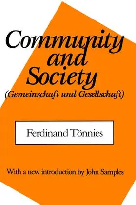 Tonnies / Loomis |  Community and Society | Buch |  Sack Fachmedien