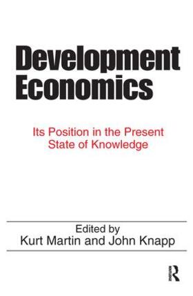 Knapp / Martin | Development Economics | Buch | 978-1-138-52227-5 | sack.de
