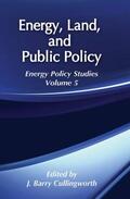 Cullingworth |  Energy, Land and Public Policy | Buch |  Sack Fachmedien
