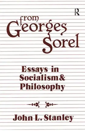 Sorel |  From Georges Sorel | Buch |  Sack Fachmedien