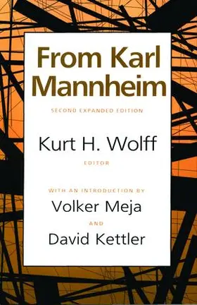 Wolff |  From Karl Mannheim | Buch |  Sack Fachmedien