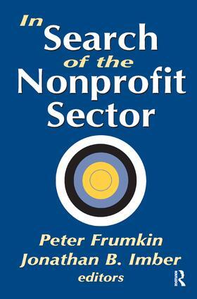 Imber |  In Search of the Nonprofit Sector | Buch |  Sack Fachmedien