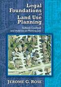 Rose |  Legal Foundations of Land Use Planning | Buch |  Sack Fachmedien