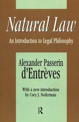 d'Entreves |  Natural Law | Buch |  Sack Fachmedien