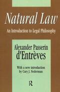 d'Entreves |  Natural Law | Buch |  Sack Fachmedien