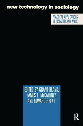 Blank / McCartney / Brent |  New Technology in Sociology | Buch |  Sack Fachmedien