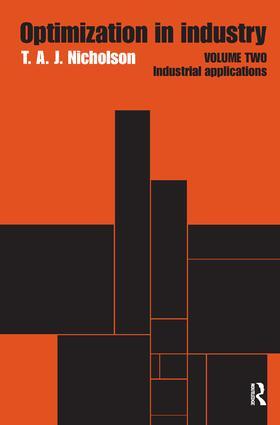 Nicholson | Optimization in Industry | Buch | 978-1-138-52934-2 | sack.de