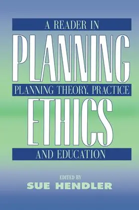 Straus / Hendler |  Planning Ethics | Buch |  Sack Fachmedien